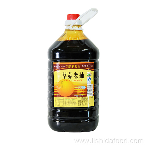 4.5L Plastic Jar Mushroom Dark Soy Sauce
